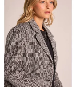 Alma en Pena Chaquetas|ABRIGO LARGO GRIS