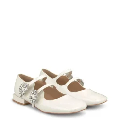 Alma en Pena Zapatos Planos|BAILARINA ESTRIBOS PEDRERÍA