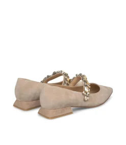 Alma en Pena Zapatos Planos|BAILARINA PLANA TIRA PEDRERÍA