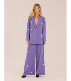 Alma en Pena Chaquetas|BLAZER CON ABALORIOS PEDRERÍA