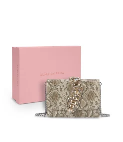 Alma en Pena Bolsos|BOLSO BANDOLERA SOLAPA SERPIENTE