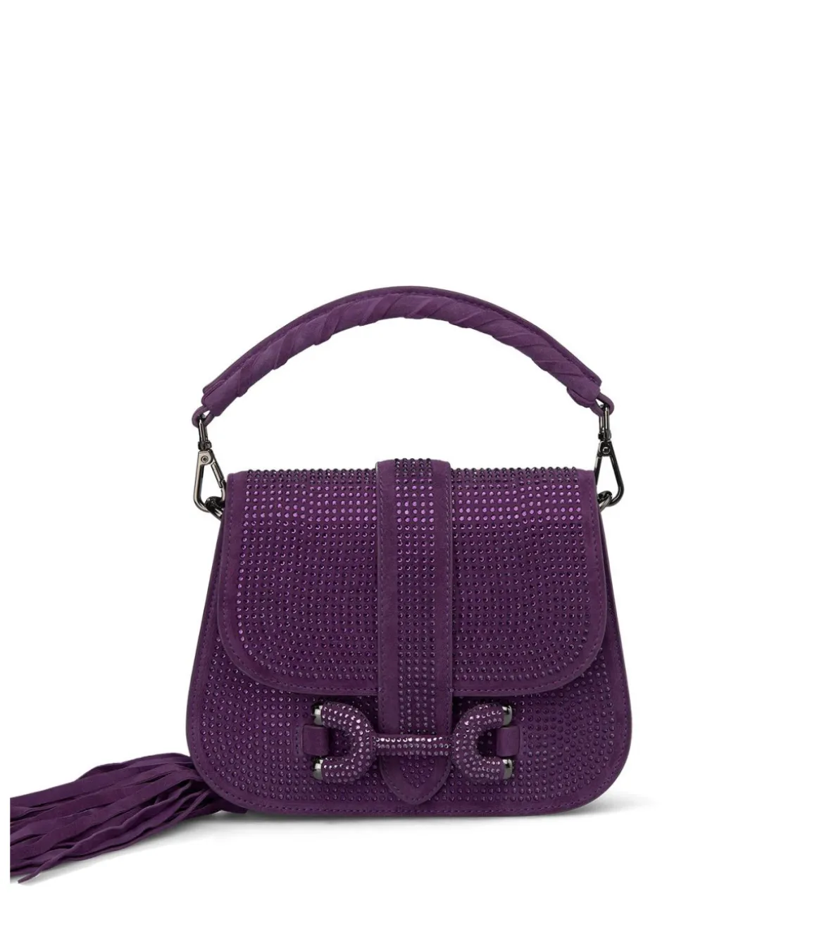 Alma en Pena Bolsos|BOLSO MANO CUBIERTO DE BRILLOS