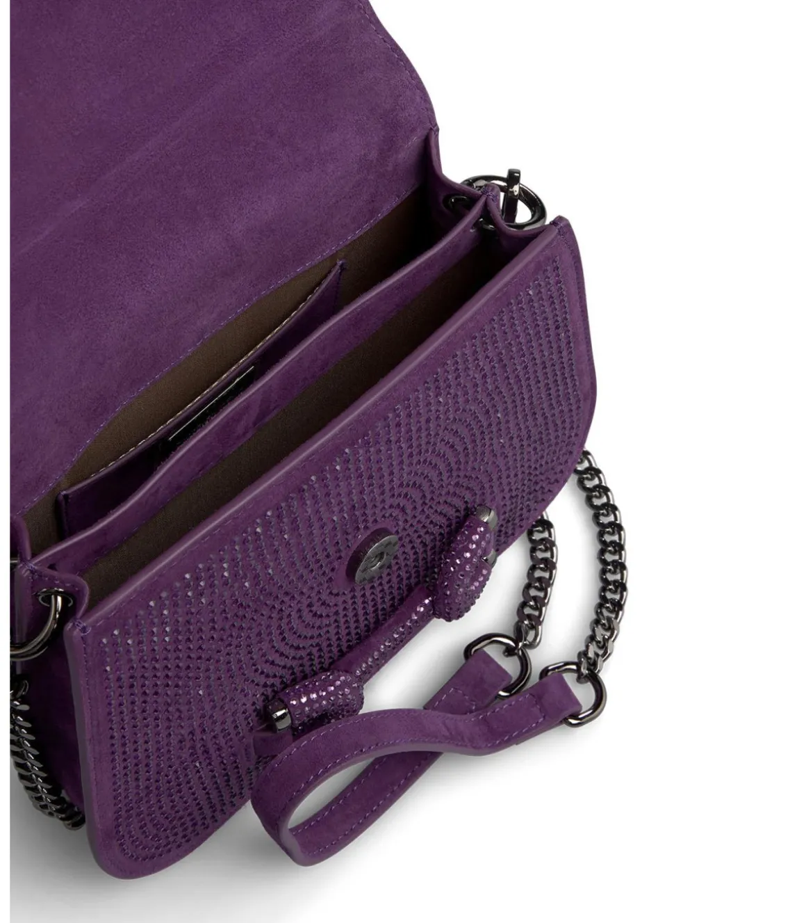 Alma en Pena Bolsos|BOLSO MANO CUBIERTO DE BRILLOS