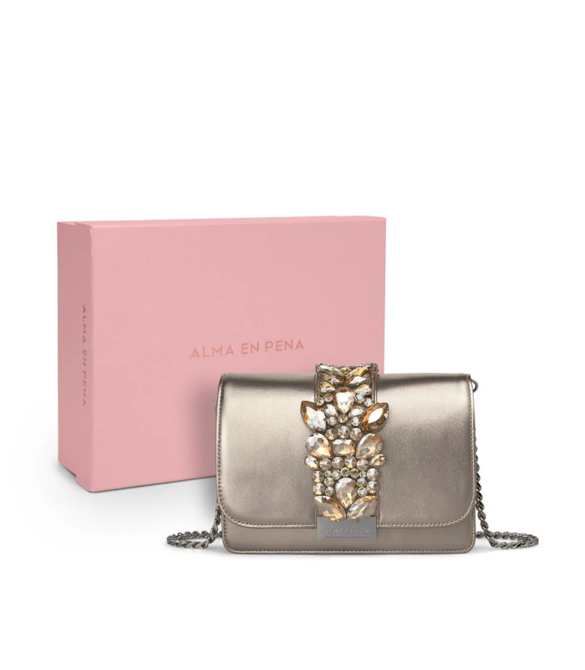 Alma en Pena Bolsos|BOLSO TIPO CLUTCH PEDRERÍA