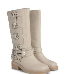 Alma en Pena Botas Planas|BOTA BIKER CON PEDRERÍA