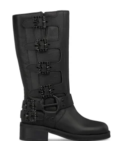 Alma en Pena Botas Planas|BOTA BIKER CON PEDRERÍA