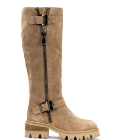 Alma en Pena Botas Planas|BOTA CON CREMALLERA LATERAL