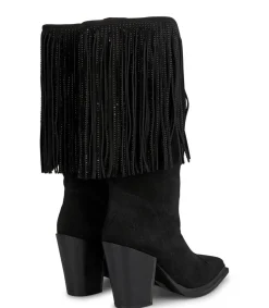Alma en Pena Botas De Tacón|BOTA CON FLECOS COLGANTES