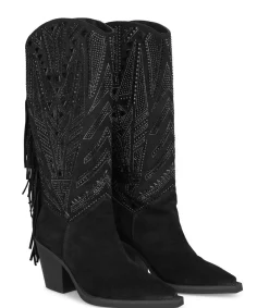 Alma en Pena Botas De Tacón|BOTA CON FLECOS TRASEROS