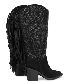 Alma en Pena Botas De Tacón|BOTA CON FLECOS TRASEROS