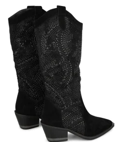 Alma en Pena Botas Planas|BOTA COWBOY CON PEDRERÍA