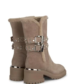 Alma en Pena Botas De Tacón|BOTA PELO CON DETALLE TACHAS