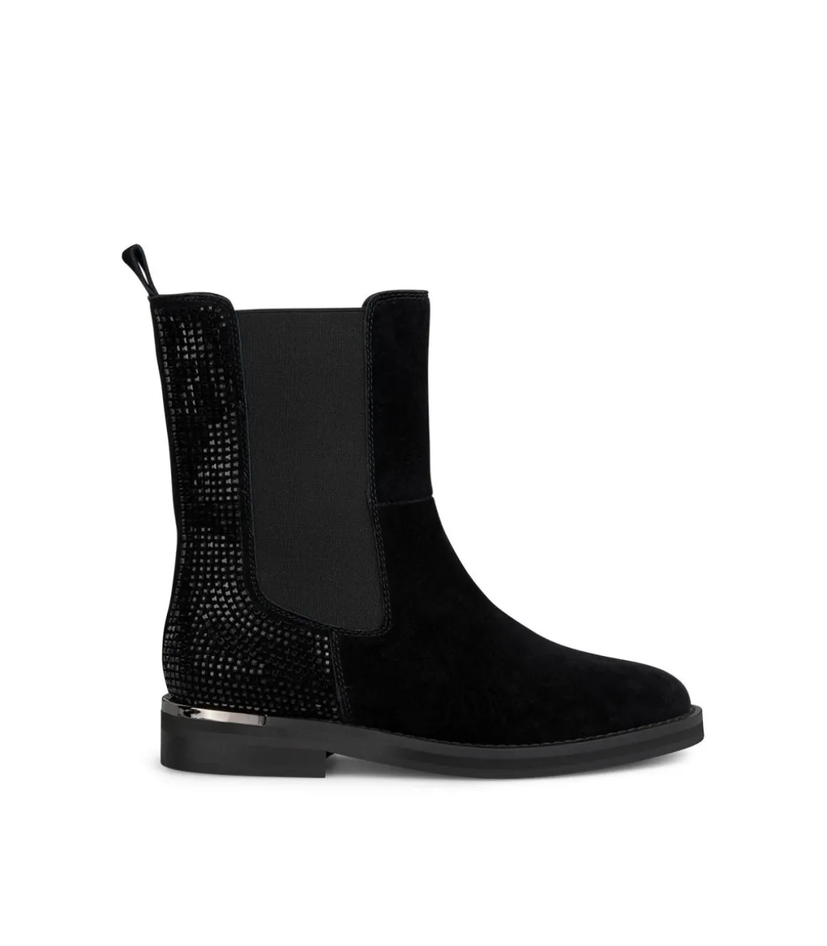 Alma en Pena Botines Planos|BOTA PLANA BRILLANTE