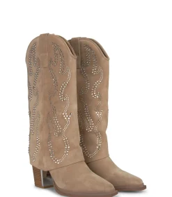 Alma en Pena Botas De Tacón|BOTA POLAINA CON BRILLOS