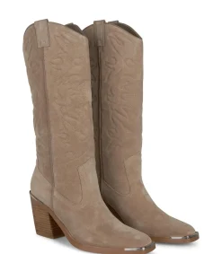 Alma en Pena Botas De Tacón|BOTA TACÓN BLOQUE BORDADOS