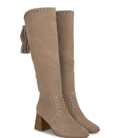 Alma en Pena Botas De Tacón|BOTA TACÓN BLOQUE TACHAS