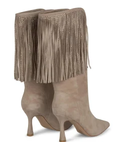 Alma en Pena Botas De Tacón|BOTA TACÓN CON FLECOS