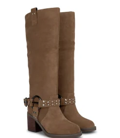 Alma en Pena Botas De Tacón|BOTA TACÓN CÍRCULO METALIZADO