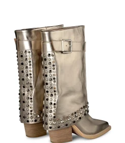 Alma en Pena Botas De Tacón|BOTA TACÓN TACHUELAS