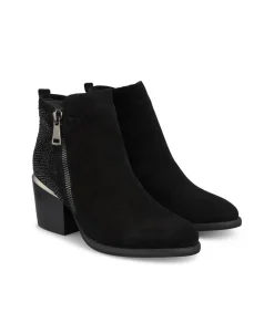 Alma en Pena Botines De Tacón|BOTÍN BRILLOS CREMALLERA
