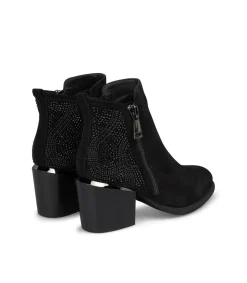 Alma en Pena Botines De Tacón|BOTÍN BRILLOS CREMALLERA
