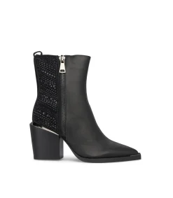 Alma en Pena Botines De Tacón|BOTÍN CON BRILLOS