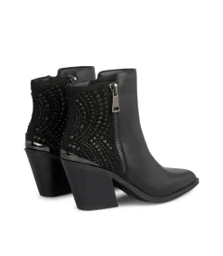 Alma en Pena Botines De Tacón|BOTÍN CON DIBUJO PEDRERÍA