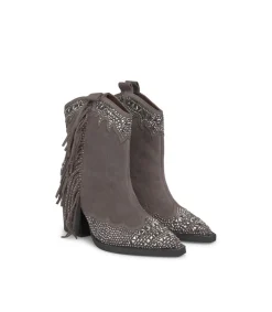 Alma en Pena Botines De Tacón|BOTÍN CON FLECOS LATERALES