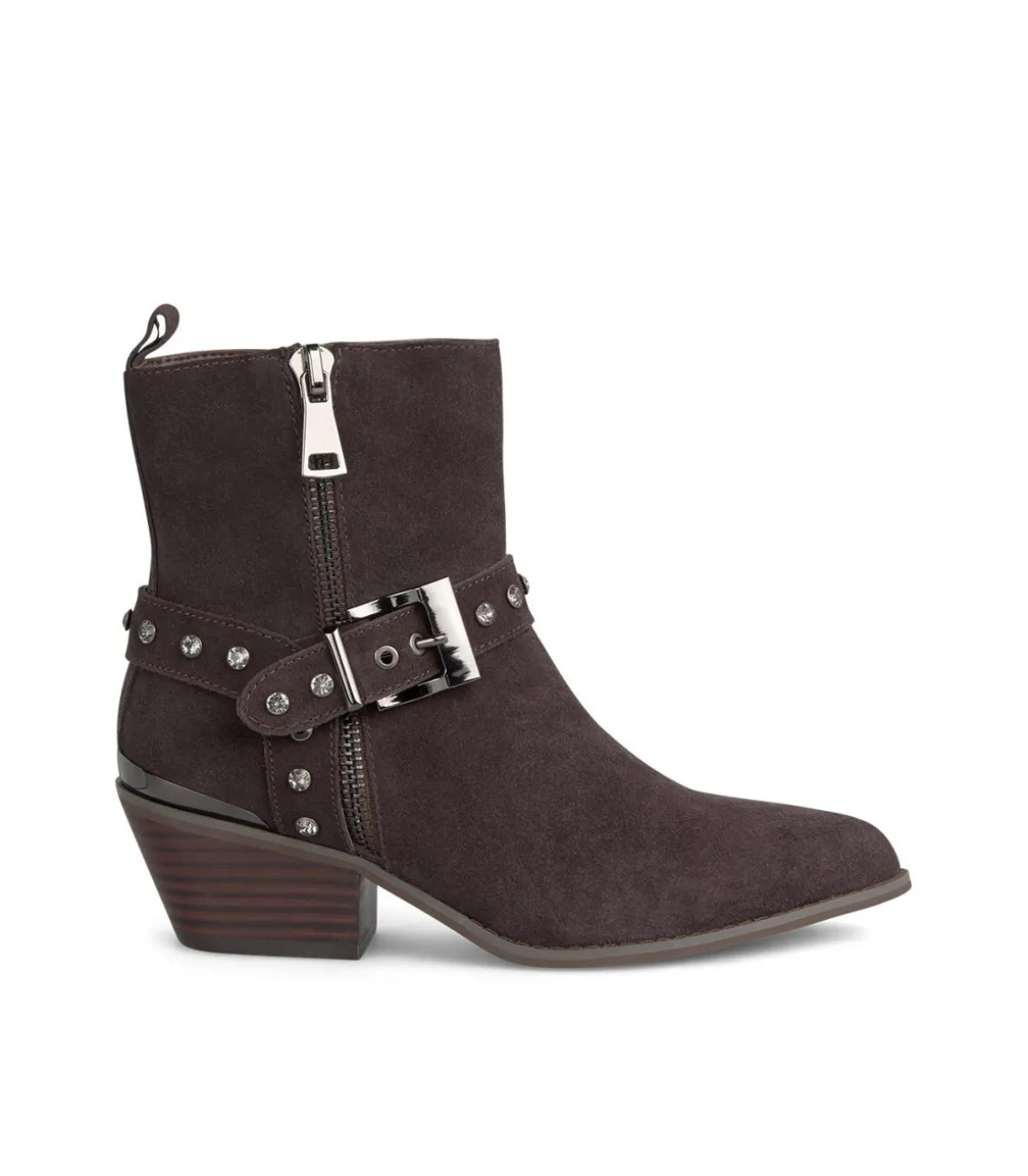 Alma en Pena Botines Planos|BOTÍN CON HEBILLA DE TACHAS