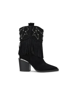 Alma en Pena Botines De Tacón|BOTÍN CON TACHAS Y FLECOS