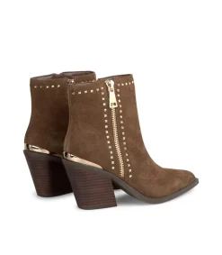 Alma en Pena Botines De Tacón|BOTÍN CON TACÓN Y TACHAS