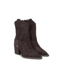 Alma en Pena Botines De Tacón|BOTÍN COWBOY BORDADOS TACÓN