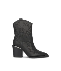 Alma en Pena Botines De Tacón|BOTÍN COWBOY BORDADOS TACÓN