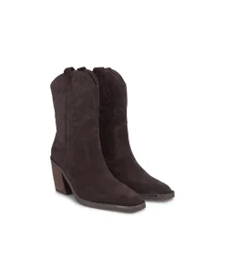 Alma en Pena Botines De Tacón|BOTÍN COWBOY PUNTERA CUADRADA