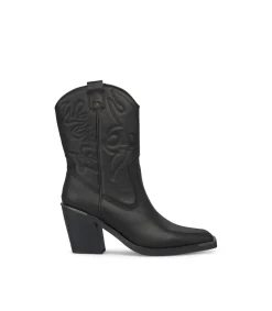 Alma en Pena Botines De Tacón|BOTÍN COWBOY PUNTERA CUADRADA