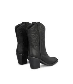 Alma en Pena Botines De Tacón|BOTÍN COWBOY PUNTERA CUADRADA