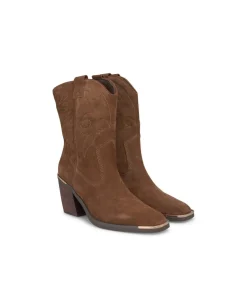 Alma en Pena Botines De Tacón|BOTÍN COWBOY PUNTERA CUADRADA