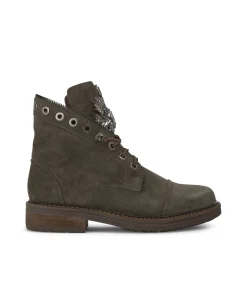 Alma en Pena Botines Planos|BOTÍN CREMALLERA CON PEDRERÍA