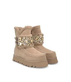 Alma en Pena Botines Planos|BOTÍN DE PELO CON CIERRE