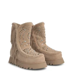 Alma en Pena Botines Planos|BOTÍN DE PELO CON FLECOS