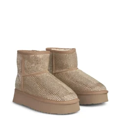 Alma en Pena Botines Planos|BOTÍN DE PELO CON PEDRERÍA