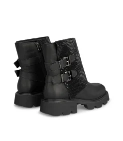 Alma en Pena Botines Planos|BOTÍN DOBLADO CON HEBILLAS