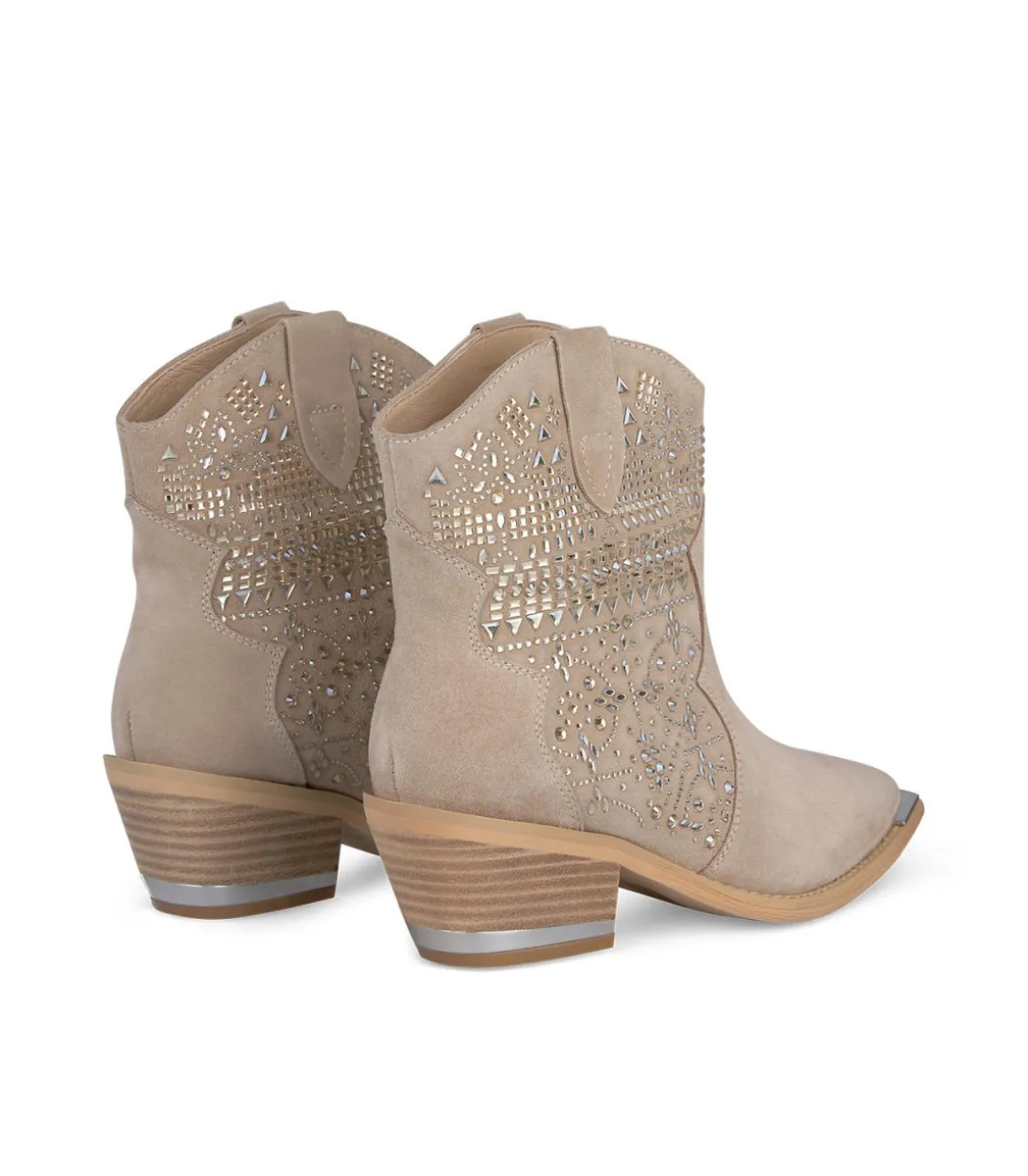 Alma en Pena Botines Planos|BOTÍN PLANO BRILLOS