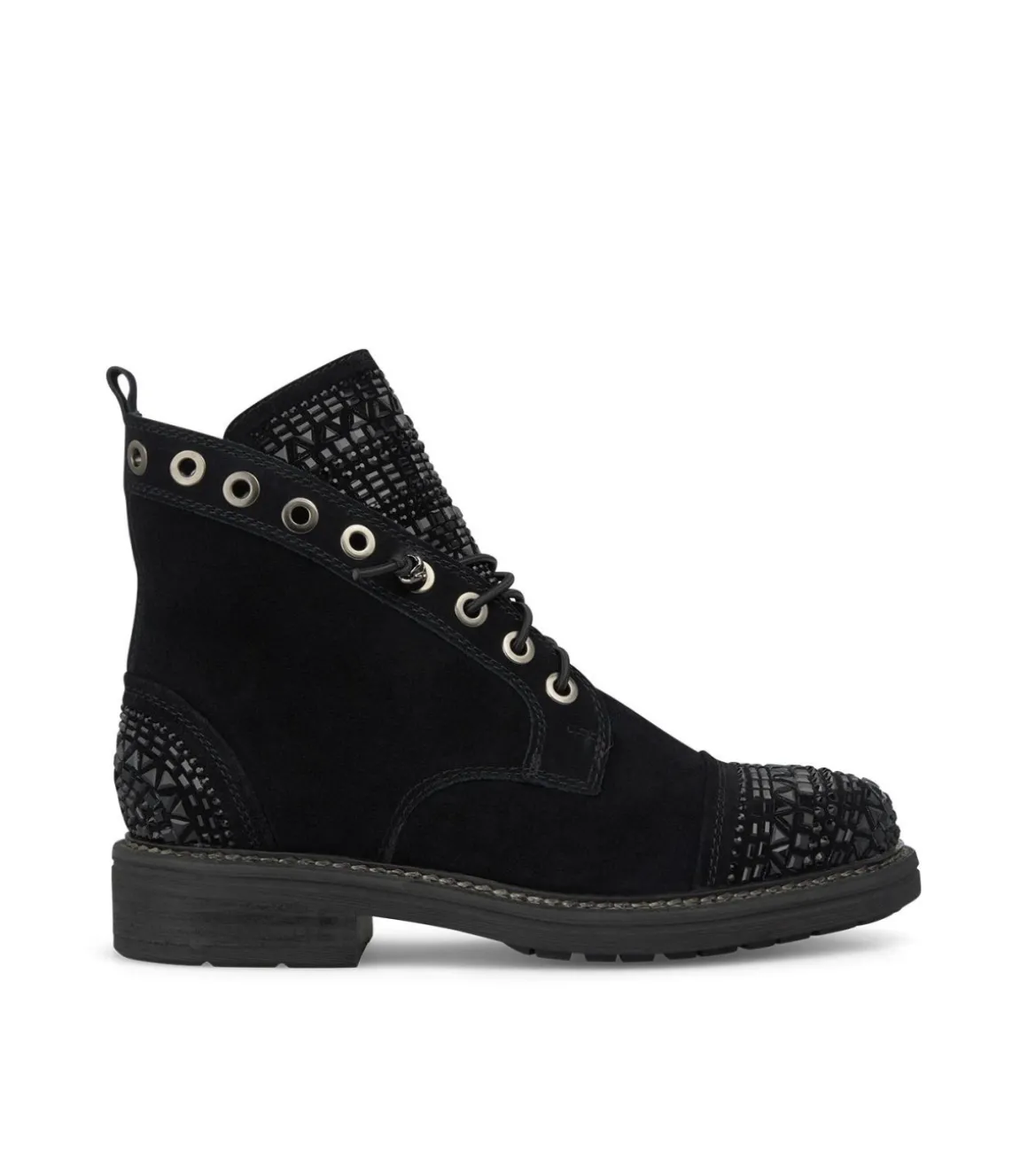 Alma en Pena Botines Planos|BOTÍN PLANO CON CORDONES