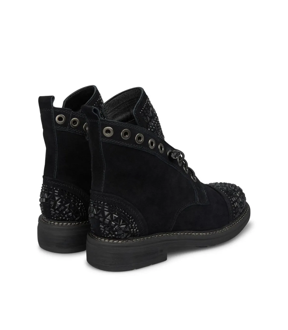 Alma en Pena Botines Planos|BOTÍN PLANO CON CORDONES