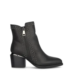 Alma en Pena Botines De Tacón|BOTÍN TACHAS CREMALLERA