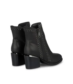 Alma en Pena Botines De Tacón|BOTÍN TACHAS CREMALLERA