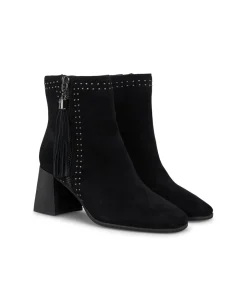 Alma en Pena Botines De Tacón|BOTÍN TACÓN BLOQUE CON BORLA