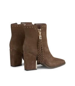 Alma en Pena Botines De Tacón|BOTÍN TACÓN CON BORLA