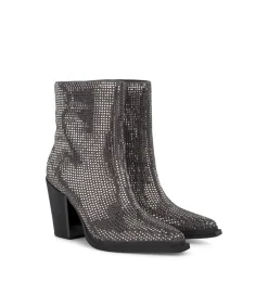 Alma en Pena Botines De Tacón|BOTÍN TACÓN CUBIERTO CON PEDRERÍA